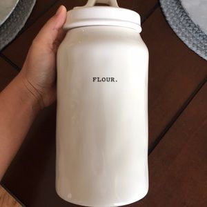 Rae Dunn flour canister